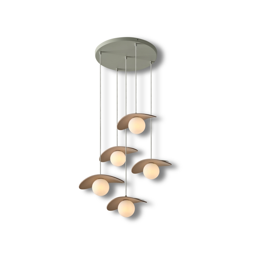 Osram - Lampadario a sospensione su cavo DECOR PEARL 5xG9/5W/230V beige