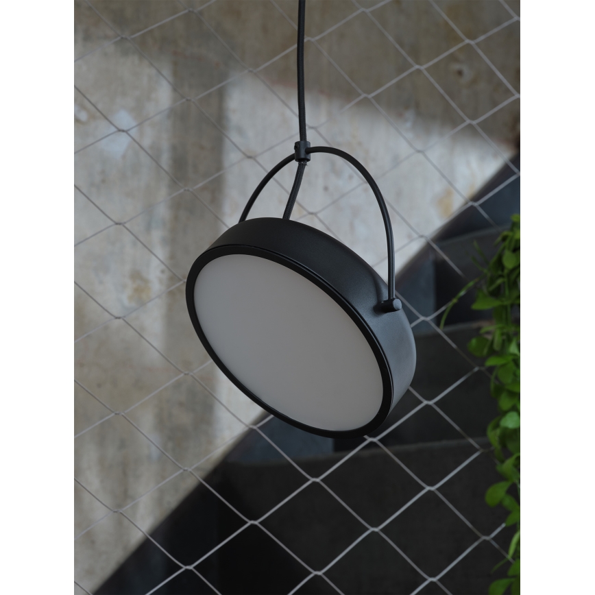 Osram - Lampadario LED a sospensione su cavo DECOR PUCK LED/12W/230V CRI 90 nero