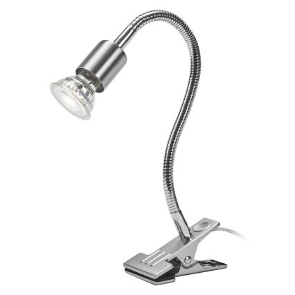 Osram - Lampe à pince CLIP TUBE FLEX 1xGU10/5W/230V chrome mat