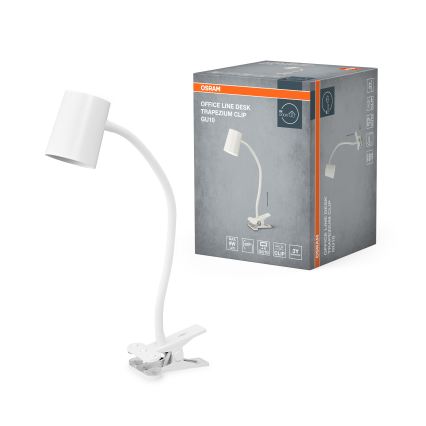 Osram - Lampe de bureau à pince DESK LINE 1xGU10/9W/230V blanche