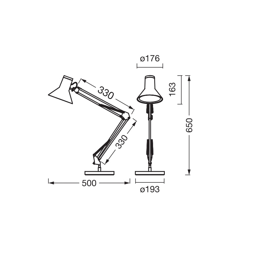 Osram - Lampe de bureau LED dimmable OFFICE LINE LED/9W/230V 3000K noire