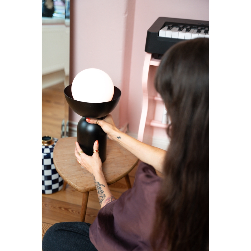 Osram - Lampe de table DECOR BOWL 1xE14/25W/230V noire