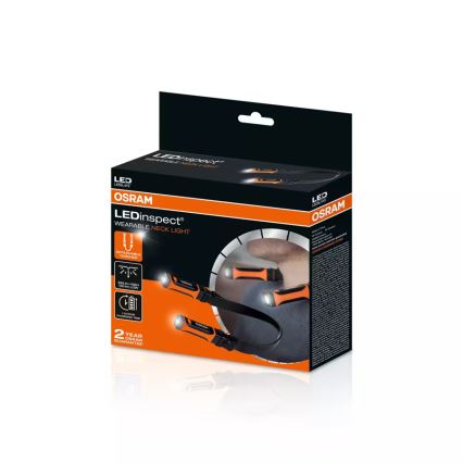 Osram - Lampe rechargeable à intensité réglable LEDINSPECT WEARABLE NECKLIGHT LED/1W/3,7V IP54 1000 mAh