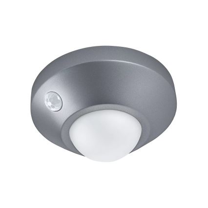 Osram - Lampe d'orientation LED avec détecteur NIGHTLUX LED/2W/3xAA argentée