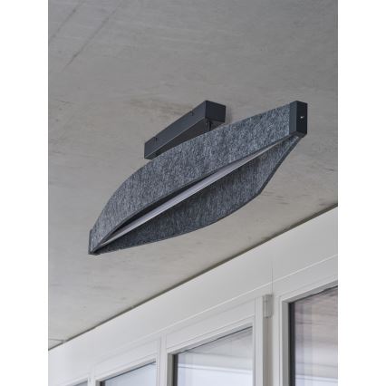 Osram - LED Aufbau-Deckenleuchte DECOR FLAT LED/23W/230V grau