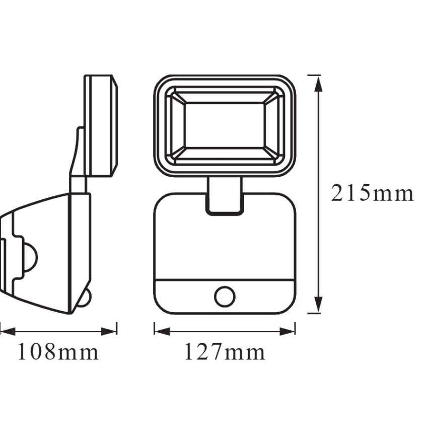Osram - LED-Außen-Wandstrahler mit Sensor BATTERY LED/4W/4xD IP54