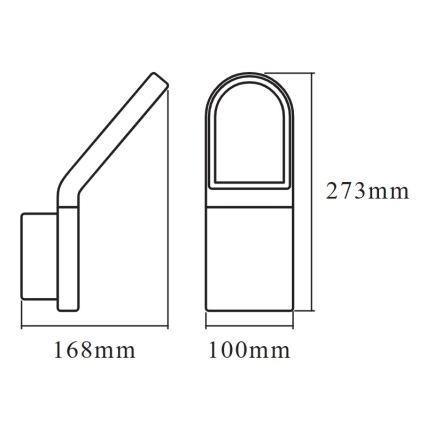 Osram - LED Außenwandleuchte ENDURA STYLE LED/12W/230V IP54