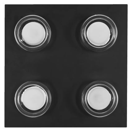 Osram - LED-Badezimmer-Deckenleuchte ORBIS FLAME 4xLED/5,5W/230V 3000/4000K IP44 schwarz