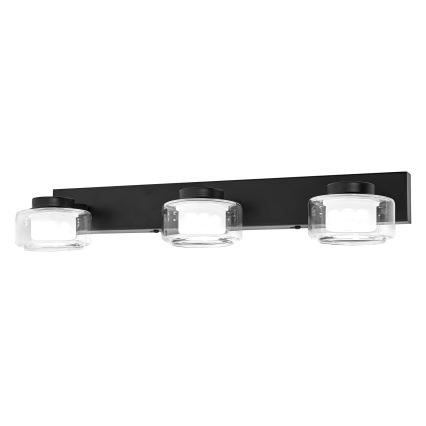 Osram - LED-Bad-Wandleuchte ORBIS FLAME 3xLED/5,5W/230V 3000/4000K IP44 schwarz