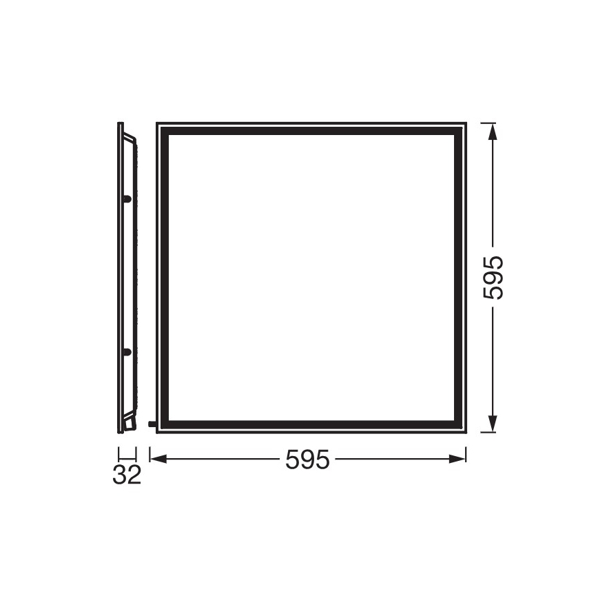 Osram - LED-Einlegepanel ESSENTIAL LED/50W/230V 3000/4000/6500K 60x60 cm UGR19