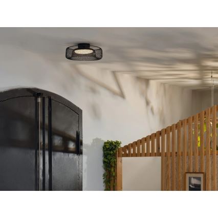 Osram - LED-Deckenleuchte DECOR MESH LED/18,5W/230V Ø 30 cm schwarz