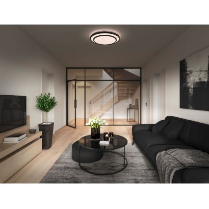 Osram - LED Deckenleuchte ORBIS BERLIN LED/24W/230V Ø 39 cm schwarz