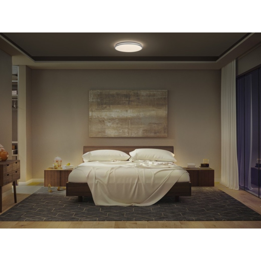 Osram - LED-Deckenleuchte ORBIS DUBLIN LED/16W/230V Ø 30 cm Silber