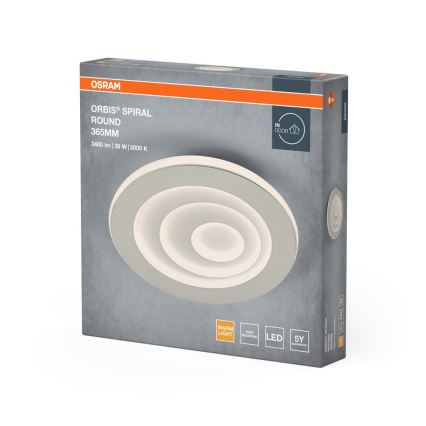 Osram - LED-Deckenleuchte ORBIS SPIRAL LED/38W/230V Ø 36,5 cm weiß