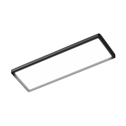Osram - Dimmbare LED-Badezimmer-Deckenleuchte PLANON EASYFIX LED/24W/230V 2600-6000K 20x58 cm IP54 schwarz + Fernbedienung