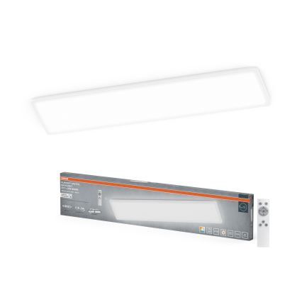 Osram - dimmbare LED-Badezimmer-Deckenleuchte PLANON EASYFIX LED/30W/230V 2600-6000K 20x98 cm IP54 weiß + Fernbedienung