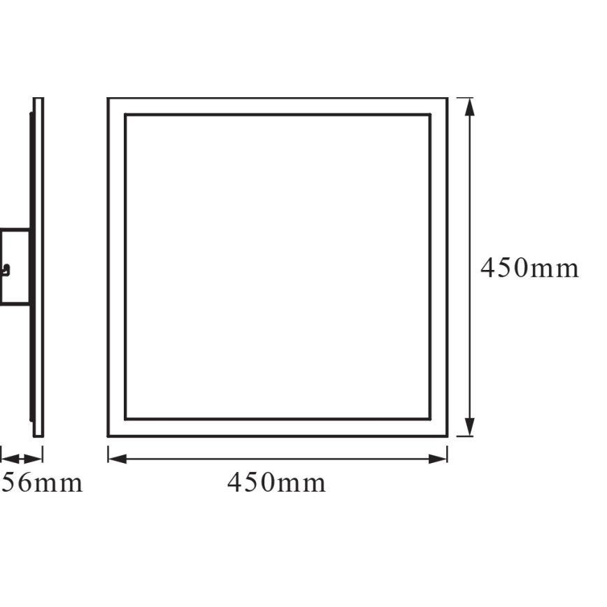 Osram - dimmbare LED-Deckenleuchte SMART+ PLANON LED/28W/230V 45x45 cm 3000-6500K Wi-Fi