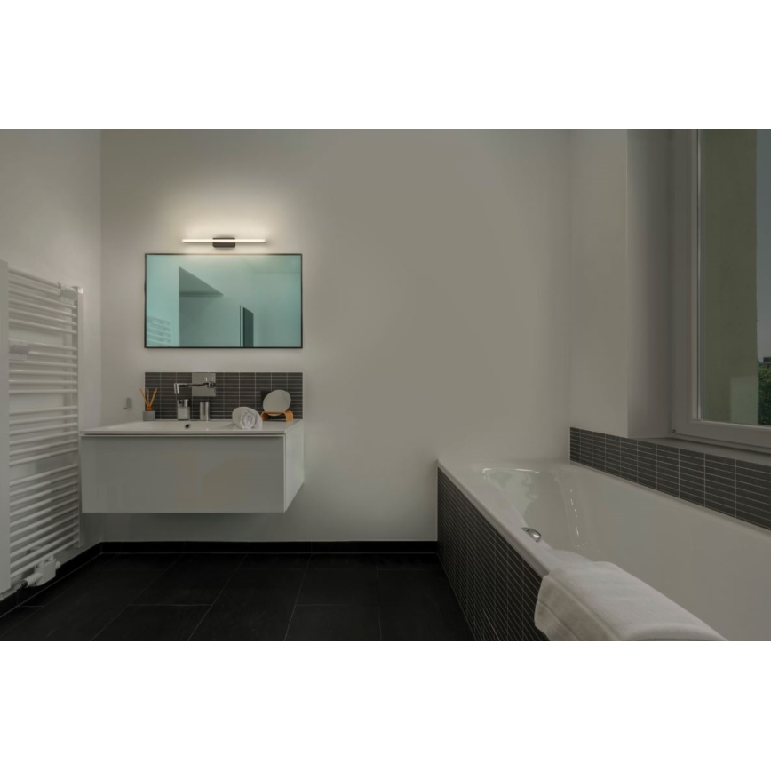 Osram - Dimmbare LED-Spiegelleuchte ORBIS MIRROR LED/6,8W/230V 40 cm 3000/4000K IP44 schwarz
