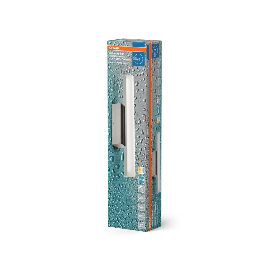 Osram - Dimmbare LED-Spiegelleuchte ORBIS MIRROR LED/6,8W/230V 40 cm 3000/4000K IP44 glänzender Chrom