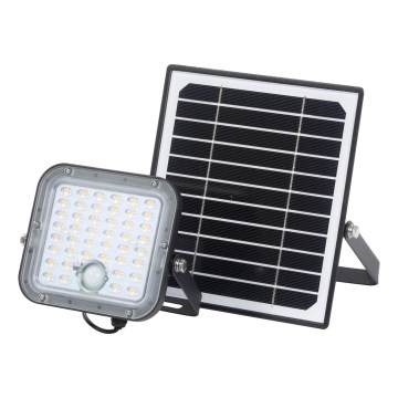 Osram - LED-dimmbarer Solarstrahler mit Sensor ENDURA LED/10W/4,2V 4000K IP65 schwarz + Fernbedienung