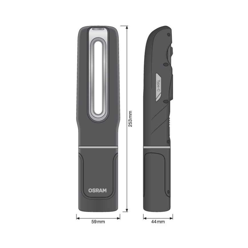 Osram - Torcia ricaricabile dimmerabile a LED LEDINSPECT MAX500 LED/16W/3,7V IP65
