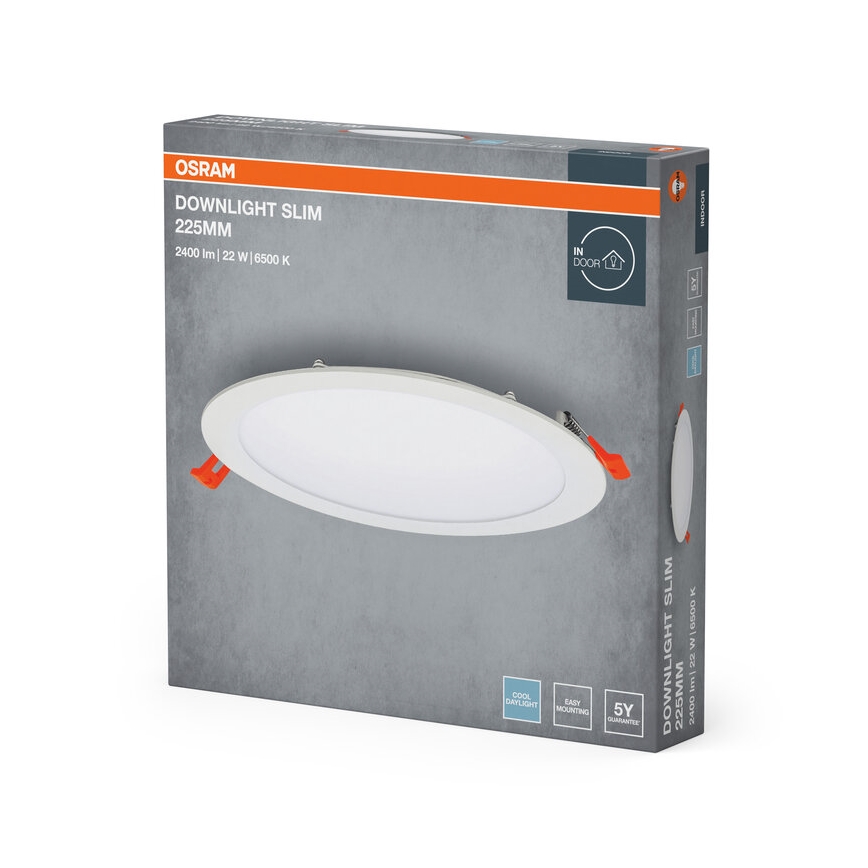 Osram - LED-Einbauleuchte SLIM LED/22W/230V 6500K