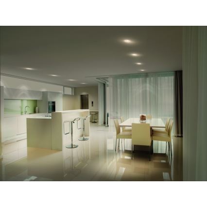Osram - LED-Einbaustrahler SPOT 1xGU10/4,3W/230V 2700K CRI 90 weiß