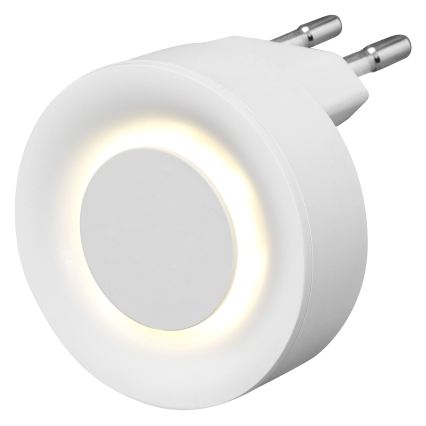 Osram - LED-Nachtlicht mit Bewegungs- und Dämmerungssensor LUNETTA LED/0,31W/230V weiß