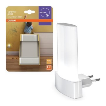 Osram - LED-Nachtlicht mit Dämmerungssensor LUNETTA LED/0,28W/230V 3000K