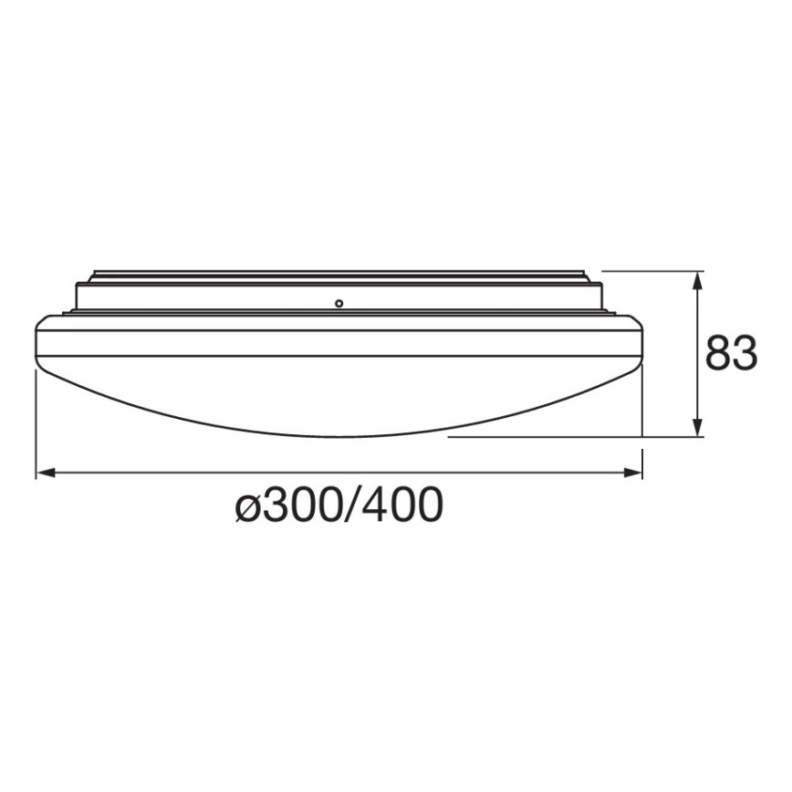 Osram - Plafoniera LED da bagno con sensore di movimento e crepuscolare ORBIS LED/15,5W/230V Ø 30 cm IP44 bianca