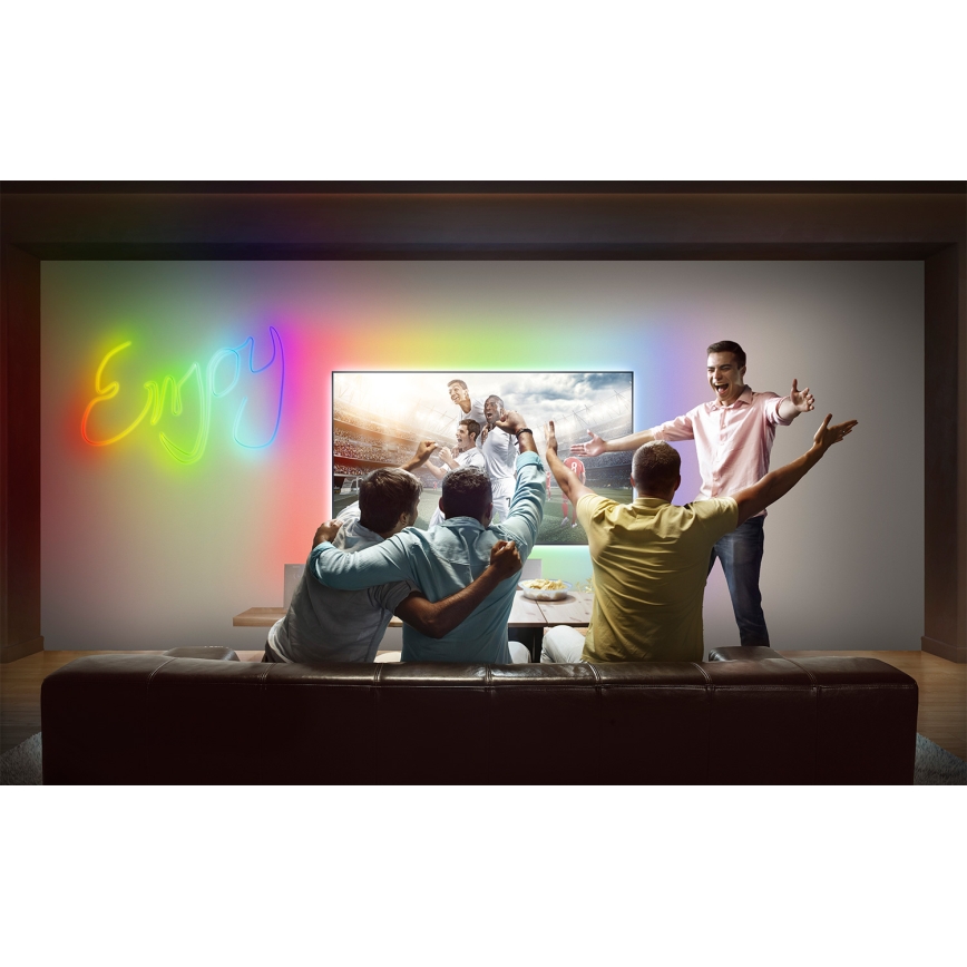 Osram - LED RGB dimmbarer Außen-LED-Streifen SMART+ MAGIC 5m LED/24W/230V IP44 Wi-Fi+ Fernbedienung