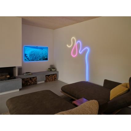 Osram - LED RGB dimmbarer Außen-LED-Streifen SMART+ MAGIC 5m LED/24W/230V IP44 Wi-Fi+ Fernbedienung
