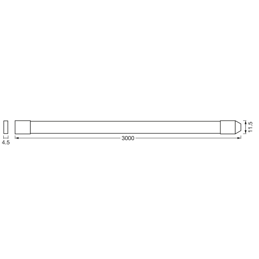 Osram - LED RGB+TW dimmbarer Außen-LED-Streifen SMART+ FLEX 3m LED/12,5W/230V 2700-6500K IP44 Wi-Fi