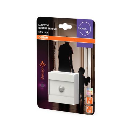 Osram - Veilleuse LED RGB à brancher avec capteur LUNETTA LED/0,3W/230V