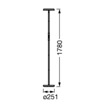 Osram - LED RGBW dimmbare Stehleuchte SMART+ FLOOR LED/24W/230V 2700-5000K Wi-Fi
