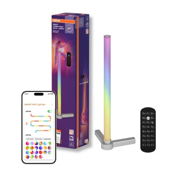 Osram - LED RGBW dimmbare Tischlampe SMART+ MAGIC LED/7,5W/230V 2700-6500K silber Wi-Fi + Fernbedienung