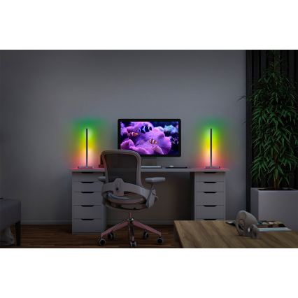 Osram - LED RGBW dimmbare Tischlampe SMART+ MAGIC LED/7,5W/230V 2700-6500K silber Wi-Fi + Fernbedienung