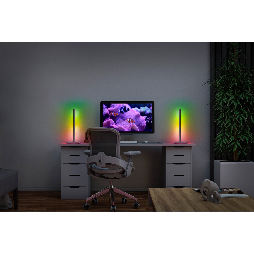 Osram - Lampe de table dimmable LED RGBW SMART+ MAGIC LED/7,5W/230V 2700-6500K argentée Wi-Fi + télécommande