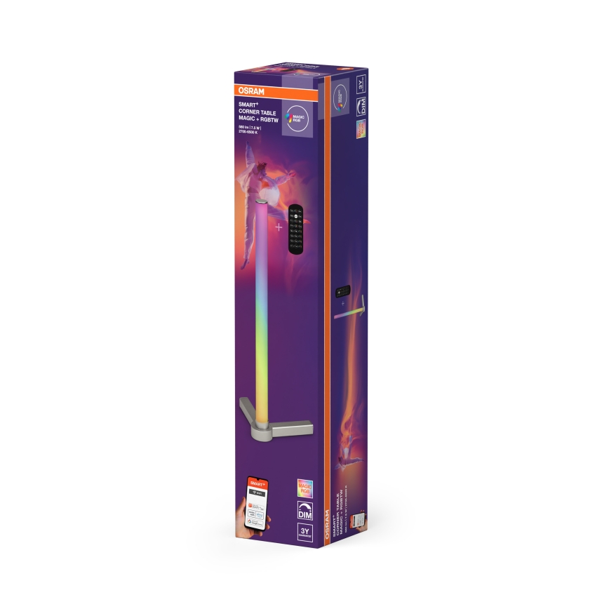 Osram - Lampe de table dimmable LED RGBW SMART+ MAGIC LED/7,5W/230V 2700-6500K argentée Wi-Fi + télécommande
