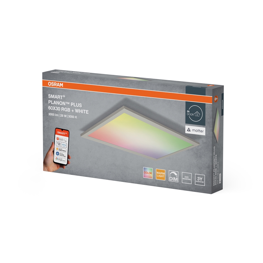 Osram -LED RGBW Plafoniera dimmerabile SMART+ PLANON LED/28W/230V 60x30 cm Wi-Fi