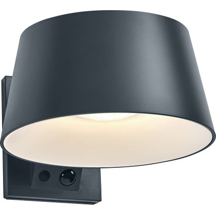 Osram - LED-Solar-Wandleuchte mit Sensor ENDURA STYLE LED/10,1W/4,2V 2000 mAh IP54 Anthrazit