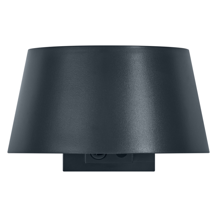 Osram - LED-Solar-Wandleuchte mit Sensor ENDURA STYLE LED/10,1W/4,2V 2000 mAh IP54 Anthrazit