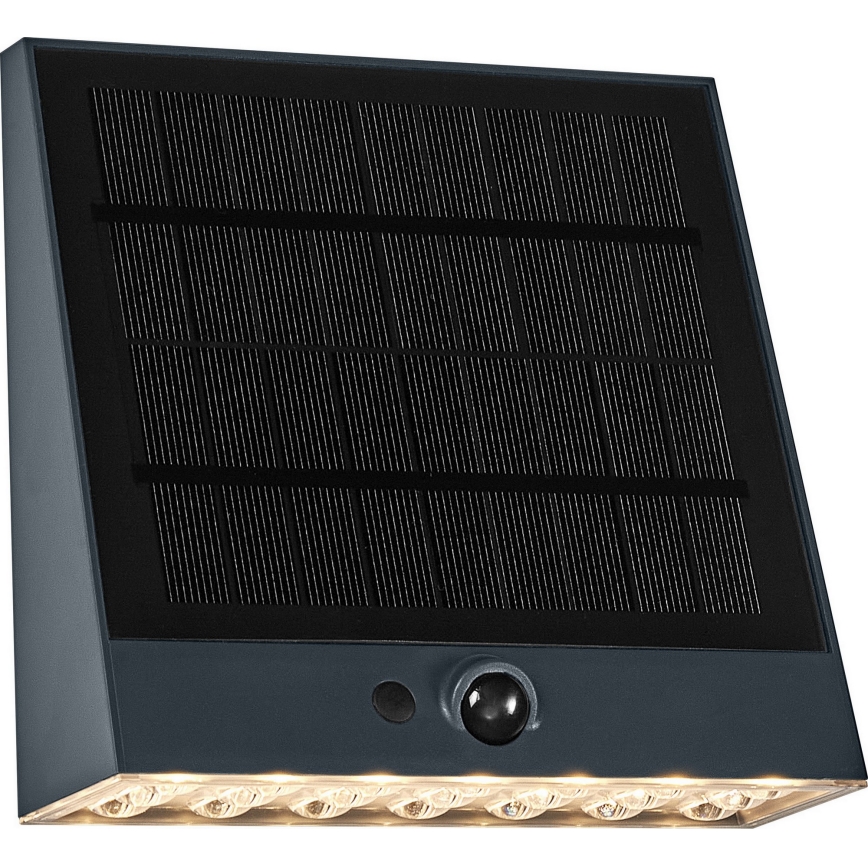 Osram - LED-Solar-Wandleuchte mit Sensor ENDURA STYLE LED/10,2W/4,2V 2000 mAh IP54 anthrazit