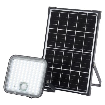 Osram - Dimmbarer LED-Solarstrahler mit Sensor ENDURA LED/30W/6,4V 4000K IP65 schwarz + Fernbedienung