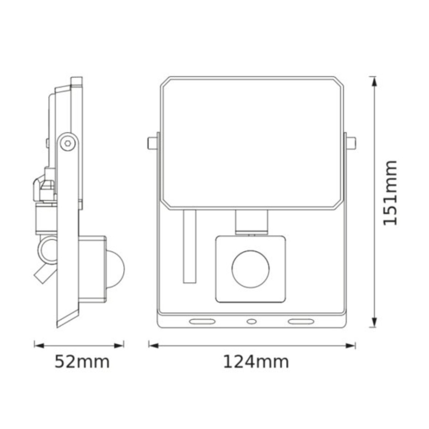Osram - LED-Strahler mit Sensor FLOODLIGHT LED/20W/230V 4000K IP65