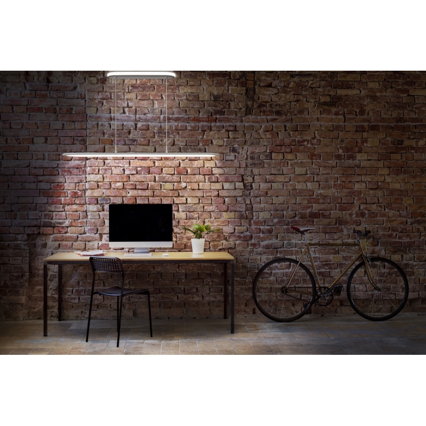 Osram - Suspension LED dimmable sur câble OFFICE LINE LED/57W/230V 4000K 100 cm IRC 90 blanc