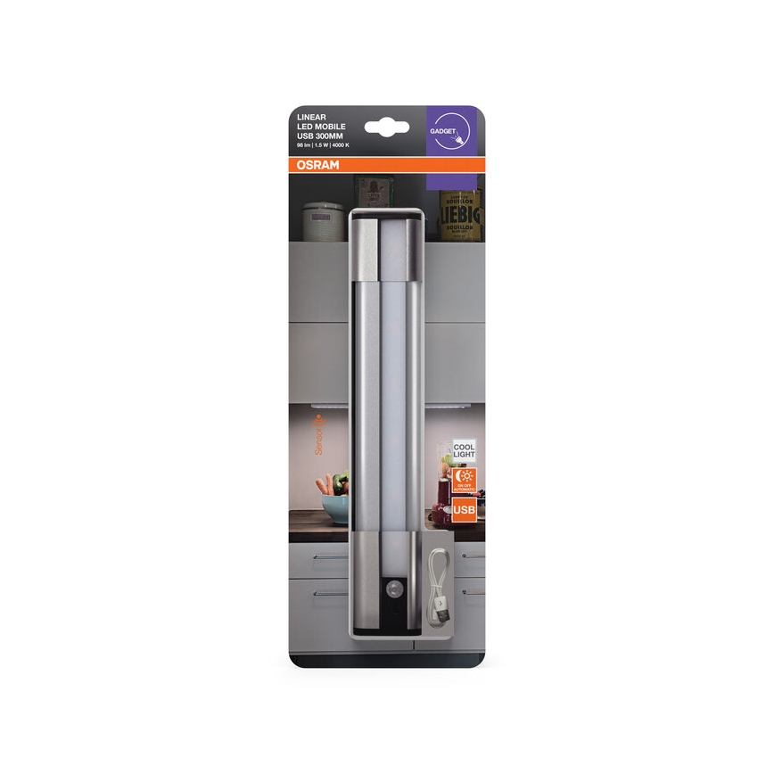Osram - LED-Unterbauleuchte mit Sensor MOBILE LED/1,5W/3,7V 1800 mAh