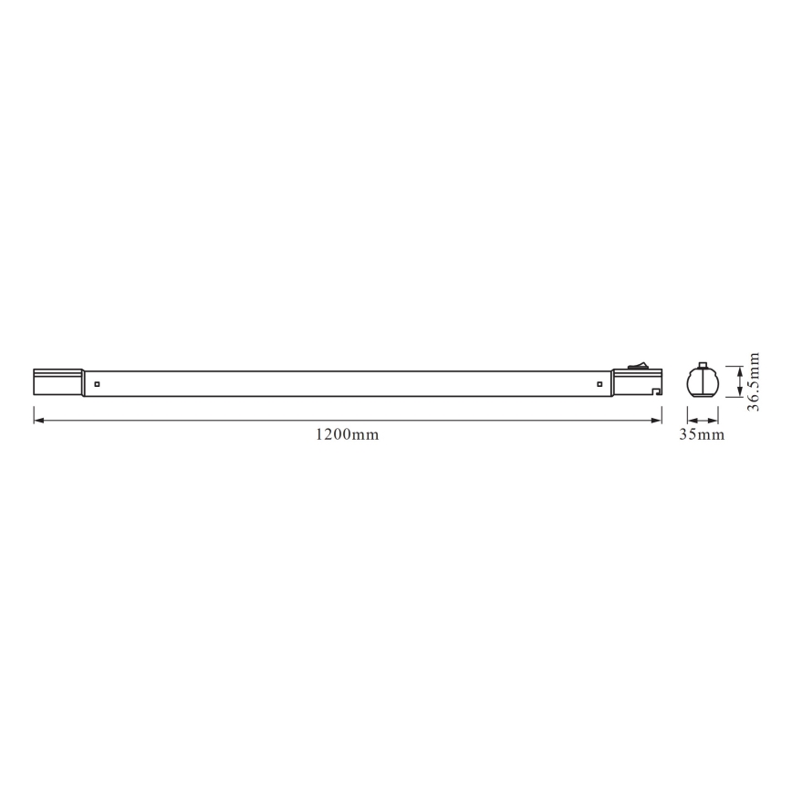 Osram - LED-Unterbauleuchte TUBEKIT LED/19W/230V 3000K 120 cm weiß