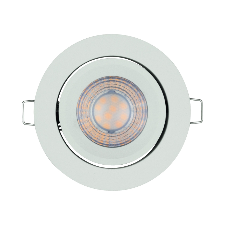 Osram - Lot de 3 spots LED encastrables dimmables SPOT LED/4,9 W/230 V 2700 K Ø 8,7 cm blanc