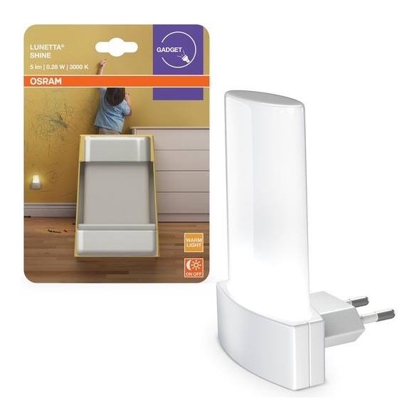 Osram - Luce notturna LED con sensore LUNETTA LED/0,28W/230V 3000K